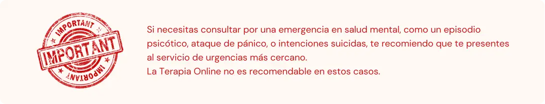 Terapia de Urgencia